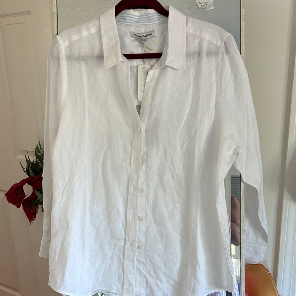 Tommy Bahama Crisp White Button Down Shirt